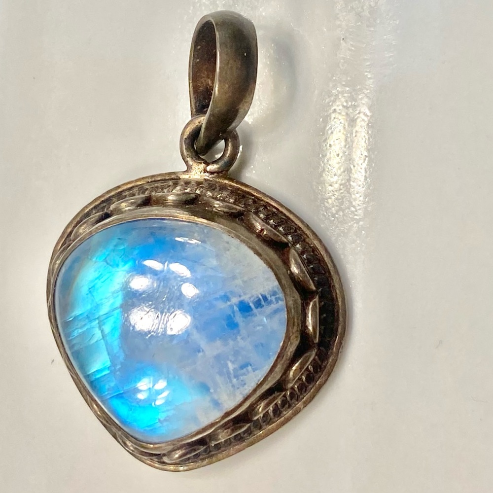 Blue Opal Pendant perfect condition OS